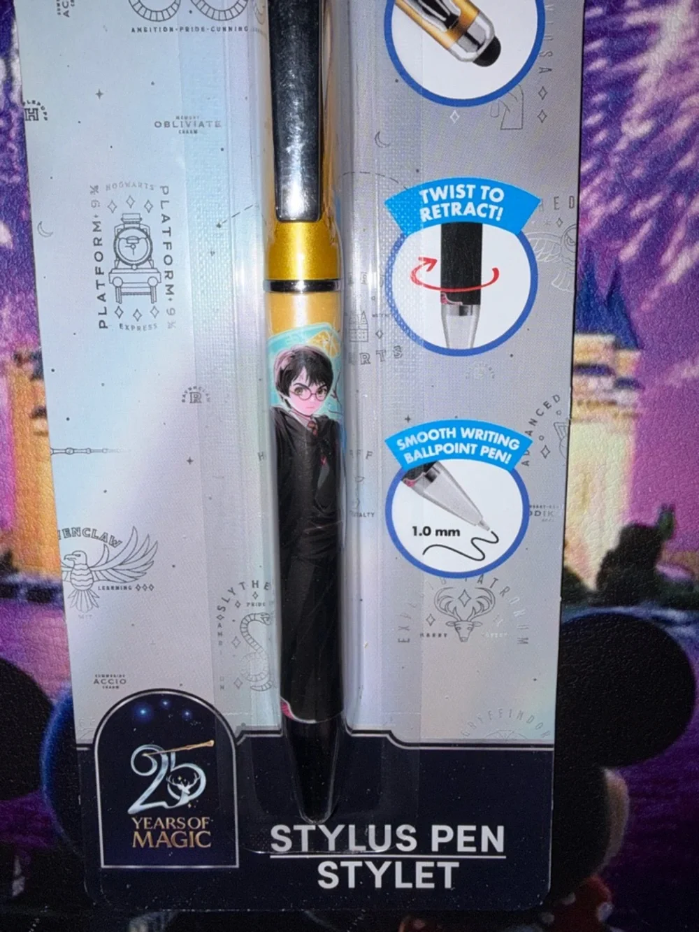 4/$20 bundle Warner Bros. Harry Potter Stylus Pen - Purple & Black - Picture 4 of 4